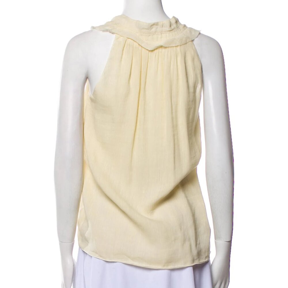 Rochas Silk Scoop Neck Blouse - Picture 3 of 3